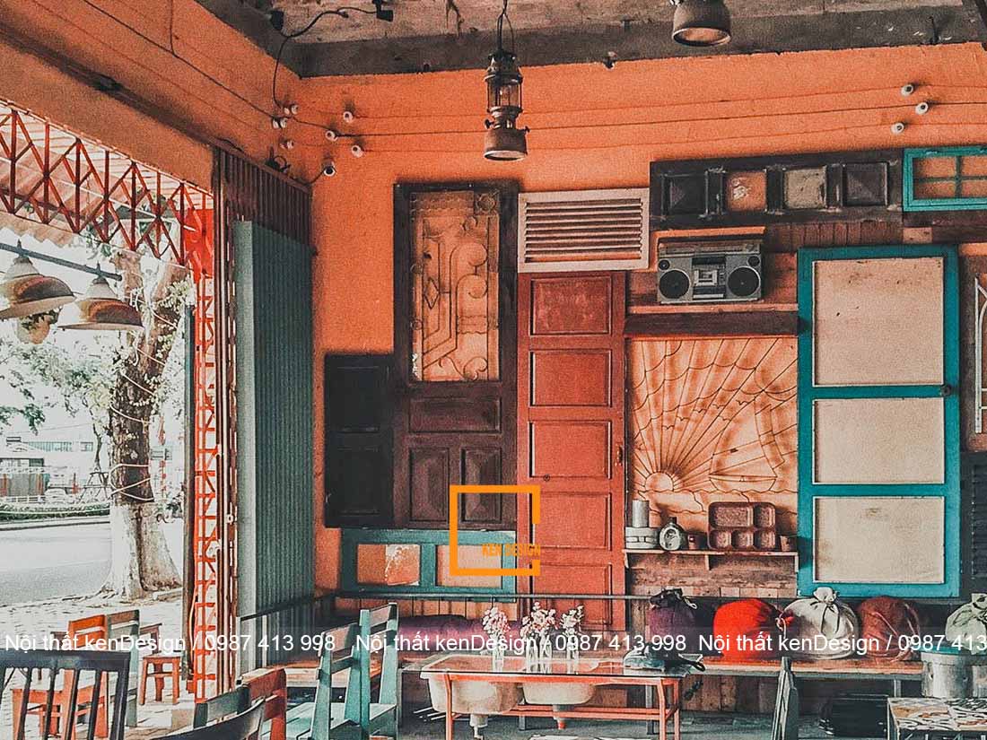 thiết kế nội thất quán cafe